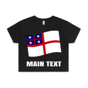 Whakaminenga Custom - Womens Crop Tee
